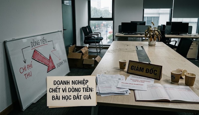 Doanh nghiệp chết vì dòng tiền: Khi lợi nhuận không còn ý nghĩa