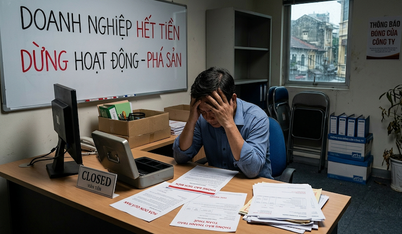 Checklist 10 dấu hiệu doanh nghiệp sắp “hết tiền”