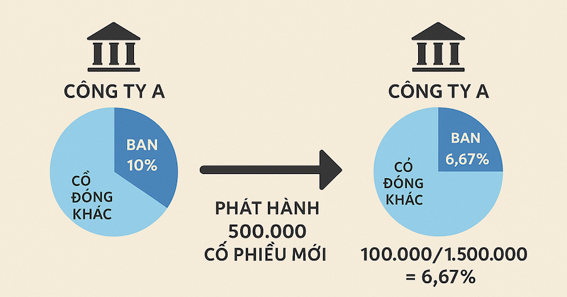 Pha loãng cổ phần là gì? - Có tác động như thế nào đến cổ đông