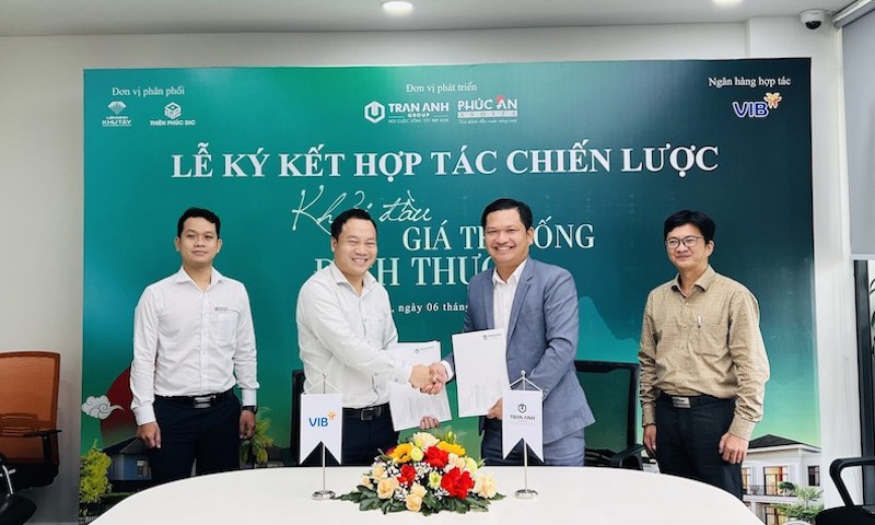 Trần Anh Group ký kết hợp tác chiến lược dự án Phúc An Ashita