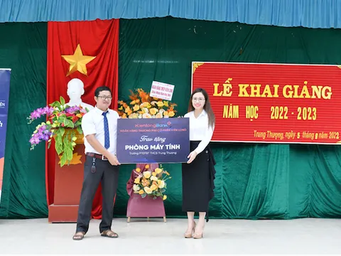 KienlongBank đồng hành cùng mục tiêu của Chính phủ: Hỗ trợ thiết thực công tác số hoá nông thôn và vùng sâu, vùng xa