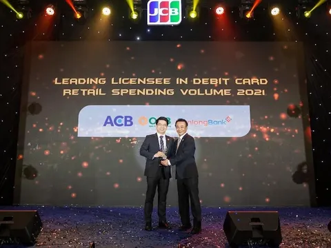 KienlongBank dẫn đầu về tăng trưởng doanh số chi tiêu Thẻ ghi nợ JCB