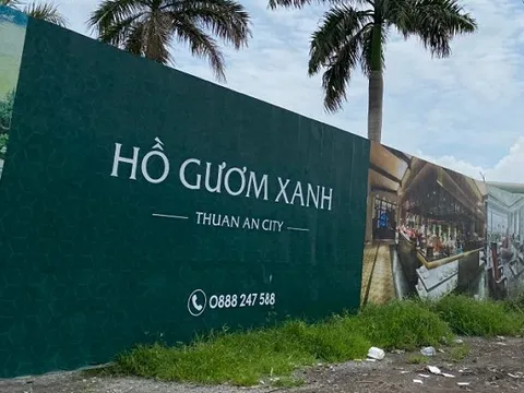 Bình Dương xử phạt chủ đầu tư dự án Hồ Gươm Xanh